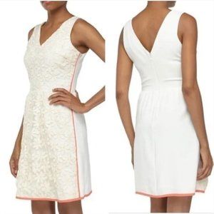 WILSTER Sleeveless Floral Lace Dress